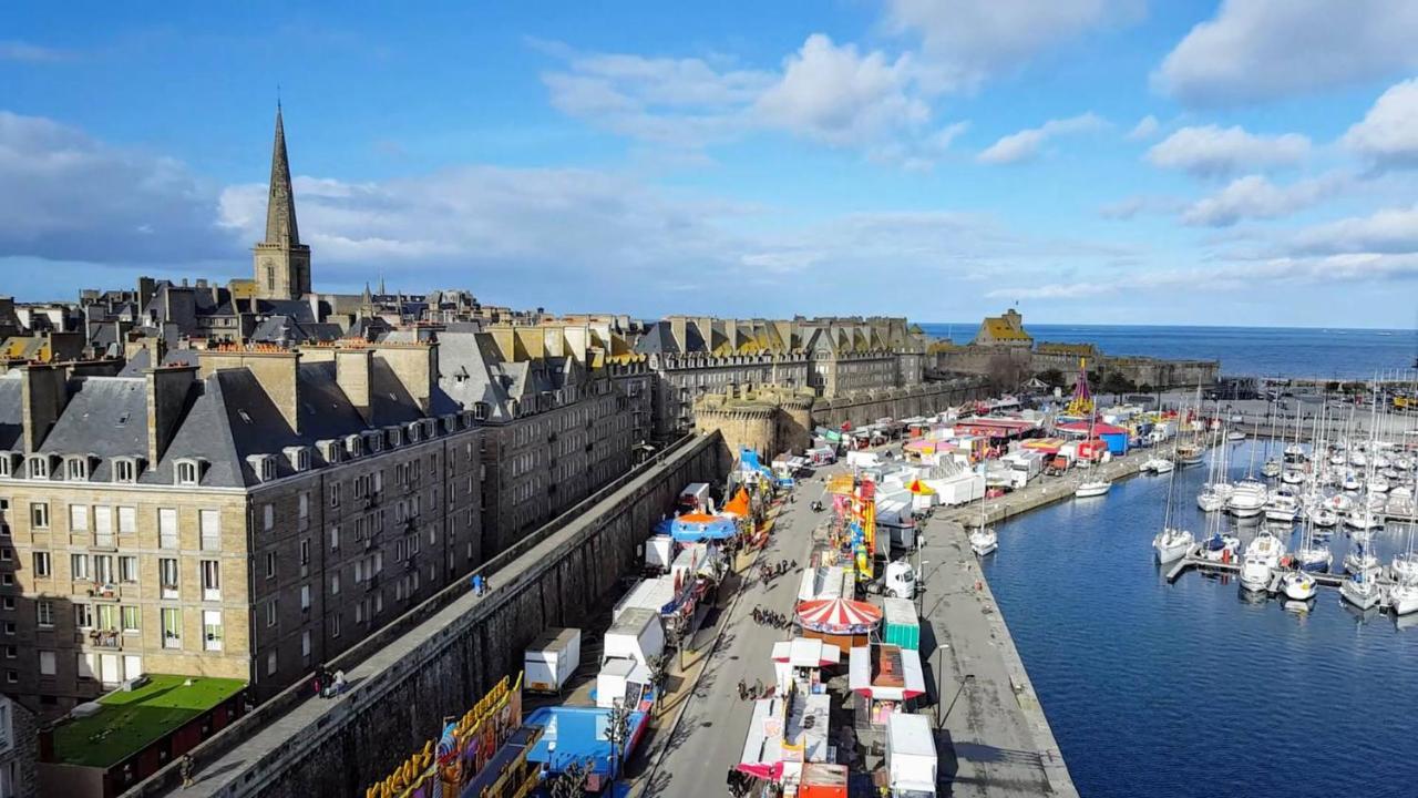 Le Nautilus, Saint Malo, Les Bas Sablons Lägenhet Exteriör bild